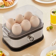 Compact Stainless Steel Egg Maker For Hard Boiled Eggs In Dorms. 6 Eggs Capacity Smart Egg Boiler Fo