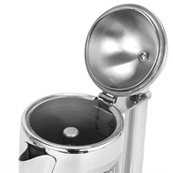 Hot Coffee Pot Stainless Steel Italian Moka Espresso Maker Percolators Pot Coffee Extractor 200ml Silver Coffee Pot