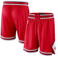 Chicago Bulls NBA Kids Youth 8-20 Icon Edition Red On-Court Swingman Performance Shorts