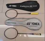 Yonex YY Carbonex Cab 20 Tour & Aerotus 66 羽毛球拍