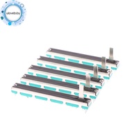 ulovebsby 5 Pcs 75 MM Double B10K Original B10KX2 Behringer Pot Mixer Fader VN