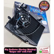SNIPER 155 BIG RADIATOR & FAN (RACING MONKEY)