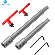 7Inch 10Inch Drill Bit Extension Rod for 3/8Inch Drill Bits with Chuck Key