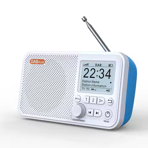 C10 2.4 inch DAB DAB+ FM Digital Radio with Telescopic Antenna Color LCD Display Bluetooth-compatibl