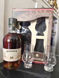 Aberlour 16年Single Malt威士忌連聞香酒杯套裝 送禮自用一流