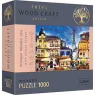 【Direct from Japan】 TREFL Trofl Wooden Puzzle WOOD CRAFT 1000 Piece Jig Saw Puzzle French Street 375 x 519mm