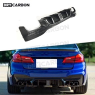 On sale Dry Carbon Fiber Rear Diffuser Bumper Lip For BMW 5 Series F90 M5 Sedan 4 Door 2018 2019 202