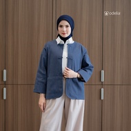 Odelia - Lunara Outer Cheongsam | Indigo Indigo | TOP Wanita