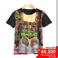 Children's T-shirt S07 my Singing Monsters 6 3D Children's Game Clothes S07 my Singing Monsters 6 3D