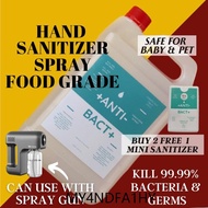 BUY 2 FREE 1 MINI SANITIZER  Anti Bact+ 5L Hand Sanitizer Non Alcohol Food Grade Liquid Type