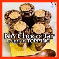 Choco Jar Chocolate Coklat Dengan TOPPING Premium 4 Cereal Mini Crunch, Donut Coco, Koko Ball & Ball