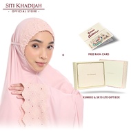 Siti Khadijah Telekung Signature Lunara in Rose Smoke + Online Lite Gift Box + Free Kad Raya