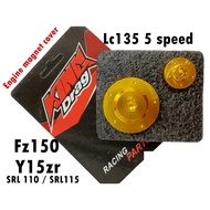 Y16ZR Y15ZR V1 V2 LC135 FZ150 R15 MT15 SRLZR SRL115 FI ALLOY MAGNET ENGINE COVER NUT / KING DRAG  MA