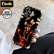 Case Oppo A17 - Casing Oppo A17 - EKSOTIK - Fashion Case - Butterfly - Silikon - Aksesoris Handphone