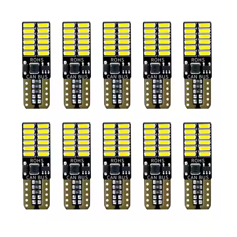 Super Bright T10 4014 24Chipsets LED W5W 168 For Car Turn Signal Reading Lamp Lights