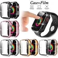Diamond & No Diamond Protection Case Apple iWatch Cover Series 6 SE 5 4 Case 44mm 38mm