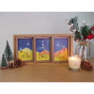 Desk Decor - Christmas Nativity [Christian Gifts/基督教礼物/Chinese Calligraphy Design]