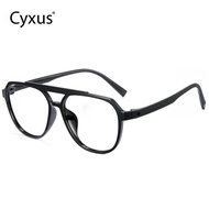 Cyxus glasses Anti bluelight glasses for Men/Women Double beam optical glasses PC Square Frame fashi