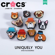 Jibbitz cross Pet Dog Shoe Buckle Akita Dog Bulldog Cute Puppy charms button