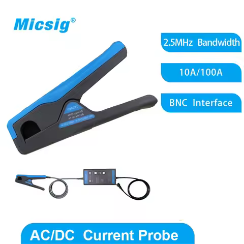 Micsig CP2100A CP2100B AC/DC Current Probes 2.5MHz 10A/100A Maximum Measurable Current 100Apk 70.7Ar