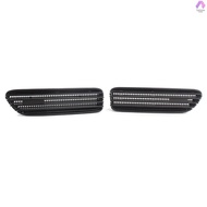 Dumb Black Side Grill Grille Fender Vents Replacement for BMW E46 M3 01-06