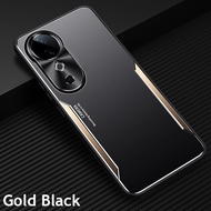 V40 Vivo V40E โลหะสองสีกันตก Vivo V40โปร5ก. เคสป้องกันทั้งตัวผิวด้านกันตกสำหรับมืออาชีพทำจากโลหะสองเ