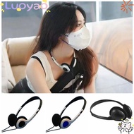 LUOYAO1 Headset, Metal ABS Earphones, Y2k Retractable Vintage Universal Head Mounted Headphones CD P