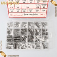 MEIGUII 300PCS/box Small Springs, Tension Spring DIY Tools Compression Spring Assortment Kit, 304 St
