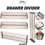 {SG} 1-Set Adjustable Drawer Divider Partition Separator Clapboard Drawer Divider Organiser Grid Storage DIY Organizer