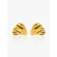 916 Gold Shell Earring