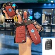Car Key Case Cover Key Bag For Volkswagen VW Golf 3 4 5 6 MK4 MK6 Passat B5 B6 B7 B7 CC Polo Tiguan 