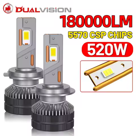Dualvision H7 H4 Led Canbus H1 H11 9005 HB3 9006 HB4 9012 HIR2 Led Car Headlight Bulbs K5C PRO 18000
