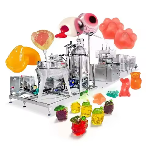 Fully Automatic 3D Multifunctional Vitamin Pectin Gelatin Starch Jelly Candy Production Line Gummy B