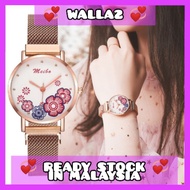 💞 READY STOCK 💞 WALLA2 Jam Tangan Magnetik Perempuan Wanita,  Women's Ladies's Watch Magnetic, Jam T