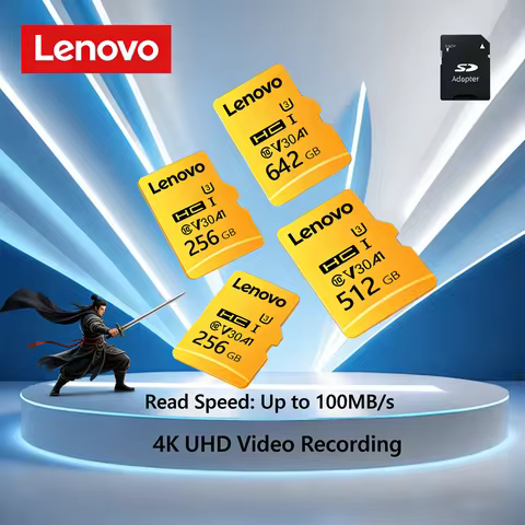 Lenovo High Speed Micro SD Card V60 64GB 128GB 256GB 512GB Memory for Phone Camera