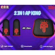 MERAH Ap king game cover (2 IN 1) Red color - AP king gaming thumb cover