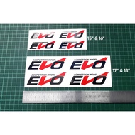 EVO Regamaster rim - sticker (spoke)