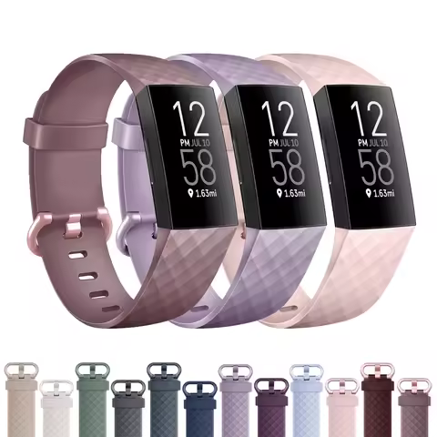 Soft Silicone Band For Fitbit Charge 3/Charge 4 Strap Bracelet Watchband For Fitbit Charge 3 SE Band