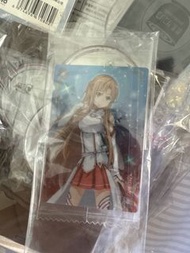 刀劍神域亞絲娜一張卡一個襟章