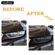 2 Pcs For BMW i8 2014-2020 Car Headlight Transparent TPU Tint Black Vinyl Protective Film Protection