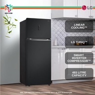 LG GN-B452PQBK 2 Door Fridge 493 Litre Capacity Linear Cooling™ GNB452PQBK Peti Ais