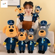 Labrador Sheriff Plush Toy - Doberman Long Doll for Kids Gift