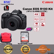 CANON EOS R100 RF-S 18-45MM F4.5-6.3 IS STM KIT CANON MALAYSIA WARRANTY