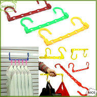 [Senbilar] 1X Space Saver Hangers Closet Organizing Clothes Hanger Holder Randoom Color