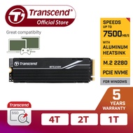 Transcend MTE250H M.2 SSD 2280 PCIe NVMe Gen4x4 3D NAND (1TB/2TB/4TB)