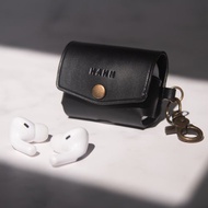 客製刻名Apple AirPods Pro 3, Pro 2, AirPods 4 耳機皮革保護套
