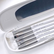 【Q shop】 Fillimilli eye brush pro collection เซ็ตแปรงแต่งตา 5 ชิ้นสุดคุ้ม แถมตลับและกระจกพกพา