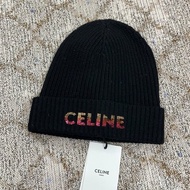 【預購】CELINE 刺繡漸變亮片羊毛帽