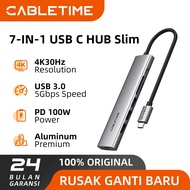USB Type C Hub to HDMI 4K USB 3.0 TF/SD Slim Series w/ Power Delivery