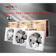 MAXVI Sirim Wall Exhaust Ventilation Fan Ekzos Kipas 8'' APB20A / 10'' APB25A / 12'' APB30A